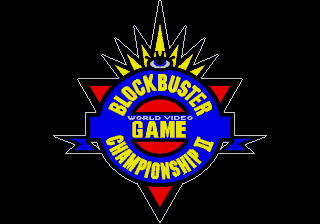Blockbuster World Video Game Championship II (USA) Title Screen